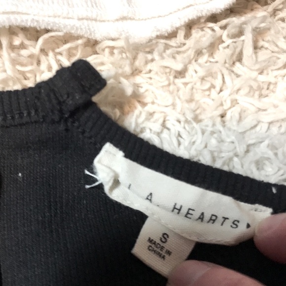 LA Hearts Black Cut-Out Mini Skirt - Picture 3 of 8